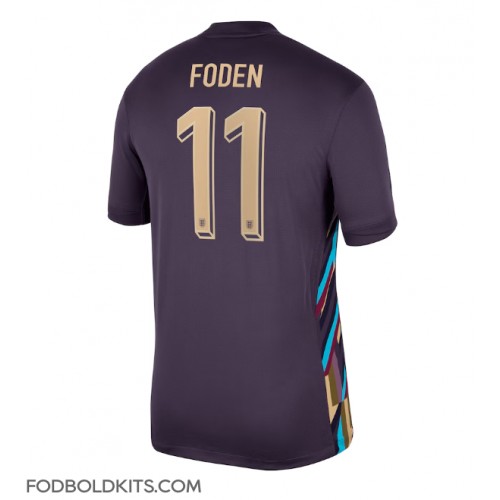 England Phil Foden #11 Udebanetrøje EM 2024 Kortærmet